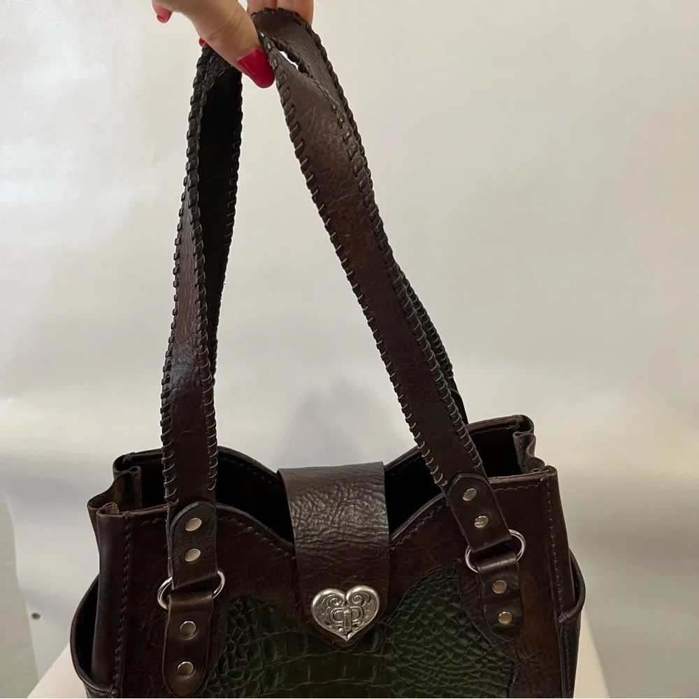 Beautiful Handmade Shoulder Bag Embossed